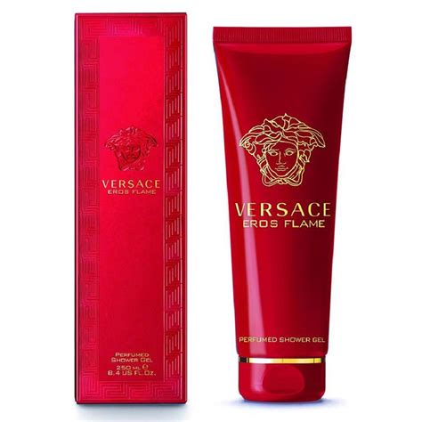 versace eros flame body wash|versace eros shower gel.